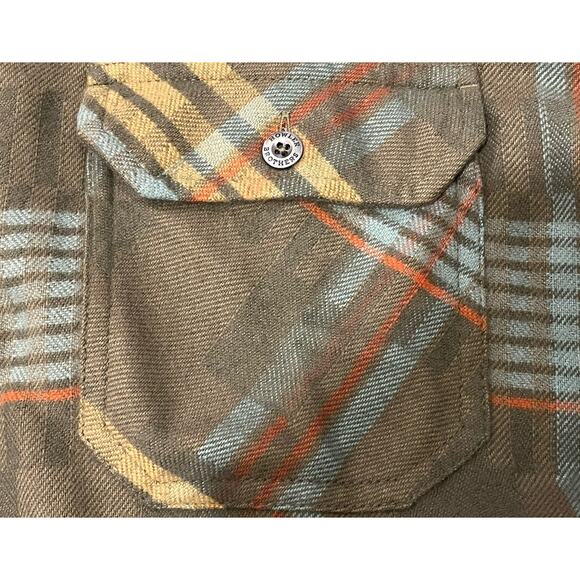 Howler Brother's Hawker’s Flannel Conor Plaid Forage 2XL XXL $89 NEW NWT Gaucho - Picture 8 of 10